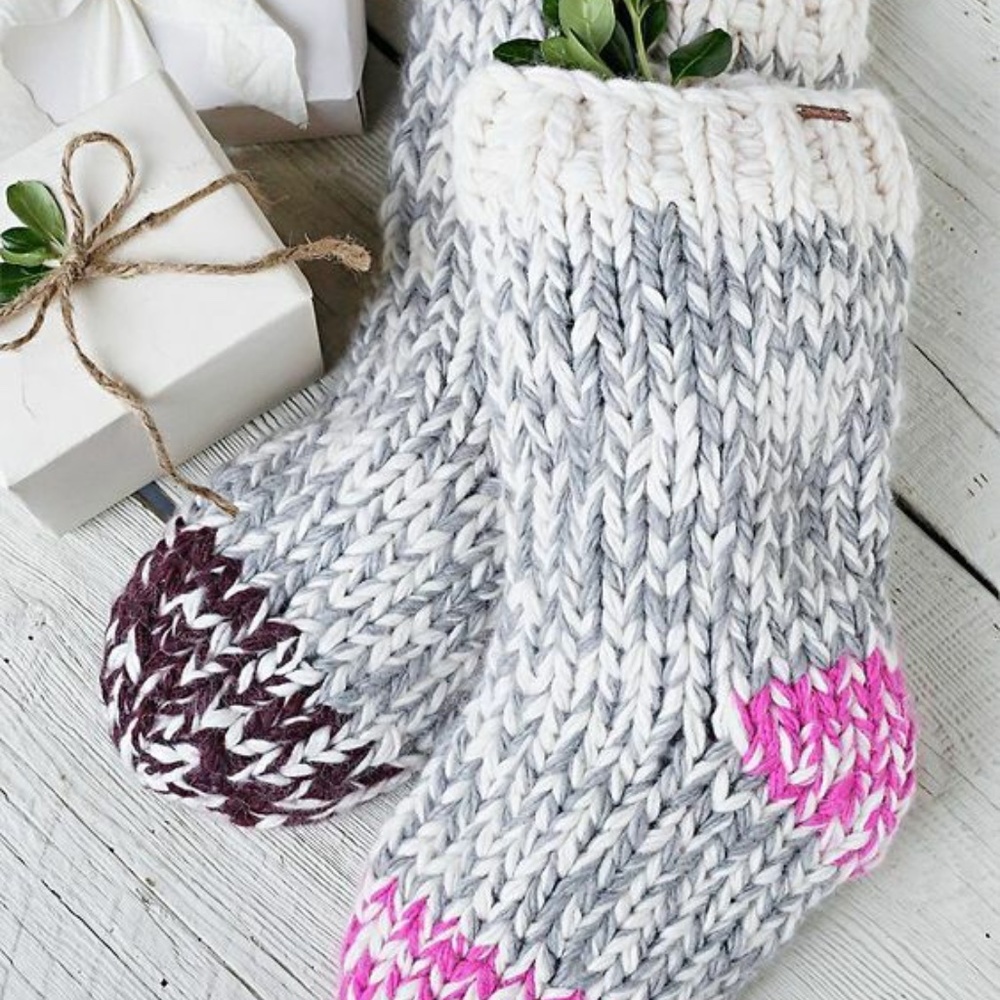 Free People Cable Ombre Knit Stocking